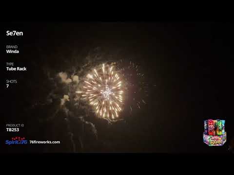 TB253 Se7en - 7 shot Tube Rack - Winda Fireworks