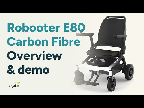 Der brandneue Robooter E80 Carbonfaser-Faltrollstuhl – Überblick und Vorführung