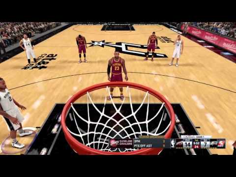 NBA 2K16: Cavs vs. Spurs, NBA Finals Game 1