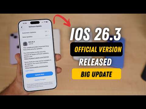 iOS 26.3 Released | Big Update | What's New?