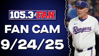 Rangers Fall To Twins 4-1, Officially Eliminating Them From Playoff Contention | Fan Cam 9/24/25