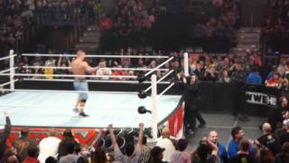 CM Punk and John Cena battle rap - RAW 02/07/11 (HD)