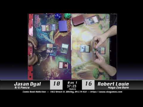 [Modern] r/g Ponza vs Naya Zoo Burn