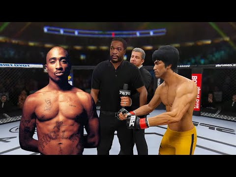 UFC4 | Bruce Lee vs. Tupac Shakur (EA sports UFC 4)