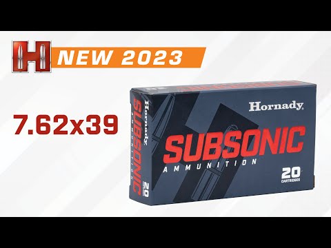 Hornady Subsonic 7.62x39 Ammunition