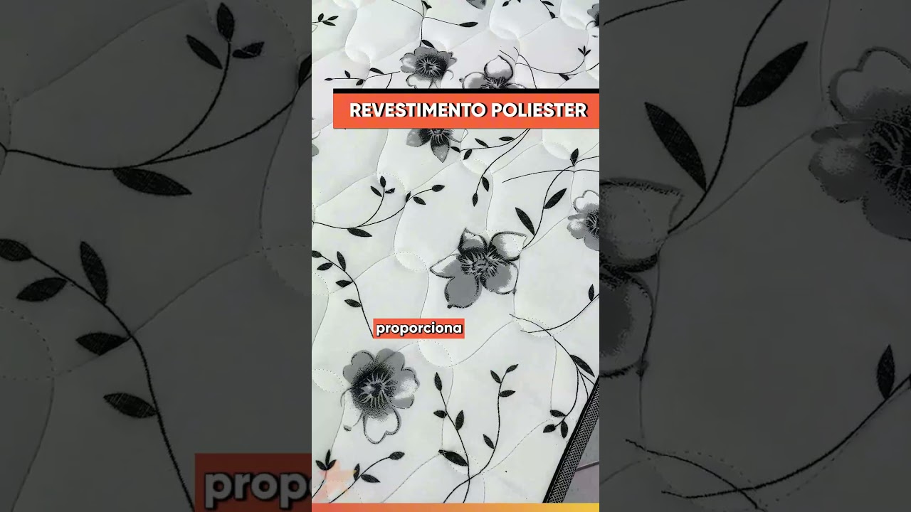 Cama Box Solteiro Colchão Espuma D33 Fort | Esplanada Móveis
