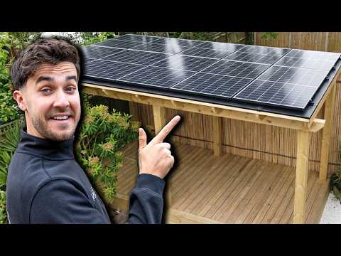 £0 Electricity Bills - I Built a Solar Pergola... Can it Power My WHOLE House?