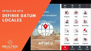 eField - Definir Datum Locales