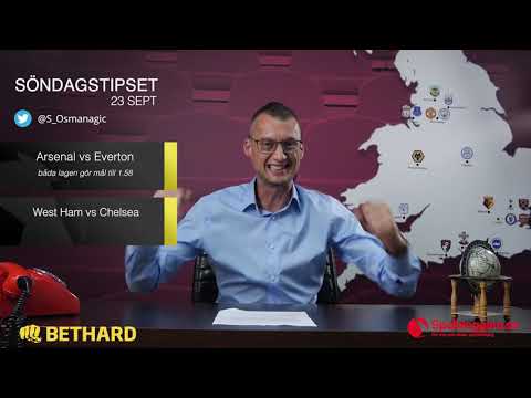 Speltips inför Arsenal - Everton & West Ham - Chelsea 23 september 2018