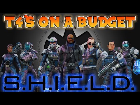 MSF | T4's ON A BUDGET - S.H.I.E.L.D. (Shield) | Marvel Strike Force