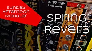 Video thumbnail for Doepfer A-199 Spring Reverb with Accutronics Spring Tanks by SundayAfternoonModular