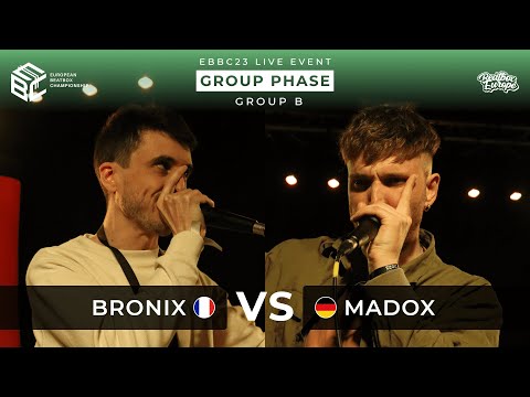 MADOX 🇩🇪 vs BRONIX 🇫🇷🤯 // Group B - Final Stage Live Event Top 16 //#beatbox #music #battle #beats