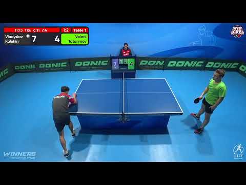 01:30 Vladyslav Kaluhin 1-3 Valerii Tatarynov West 5 WIN CUP 17.11.2022 | TABLE TENNIS WINCUP