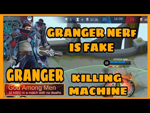 GRANGER NONSTOP KILLING MACHINE/NO SKIN GAMEPLAY BY RICHESCAPE/MLBB