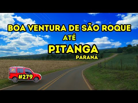 BOA VENTURA DE SÃO ROQUE até  PITANGA no Paraná  #279