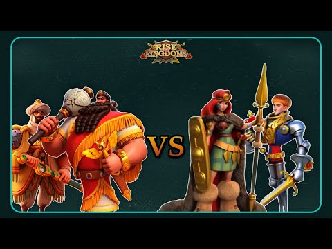 Sargon the Great/Tariq ibn Ziyad VS Boudica/Henry - Rise of Kingdoms