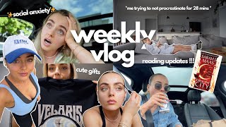 a week in my life *trying to not procrastinate* social anxiety | reading updates | conagh kathleen