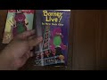 Barney In Concert 1991 1992 VHS Plus Barney Live In New York City 1994 VHS Again
