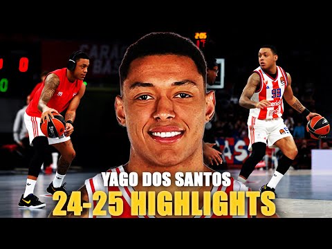 Yago Dos Santos HIGHLIGHTS 24-25 SEASON 🔥 Brazilian Magician! 🔴⚪