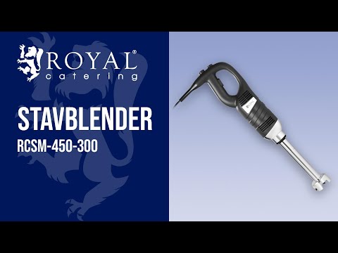 Produktvideo - Stavblender - 450 W - Royal Catering - 300 mm - 4.000-16.000 omdr./min.