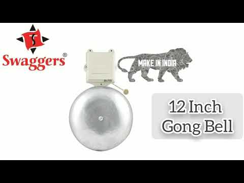 Swaggers 12 Inch Industrial Gong Bell