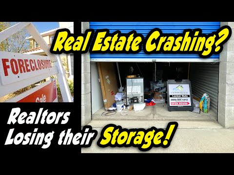 REAL ESTATE CRASH causes realtor to LOSE HIS LOCKER? I bought his storage for ONE DOLLAR!