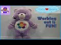 2004 Care Bear Fun N Fit Harmony Excerize Bear Toy By TCFC