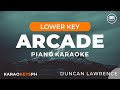 Arcade - Duncan Laurence (Lower Key - Piano Karaoke)