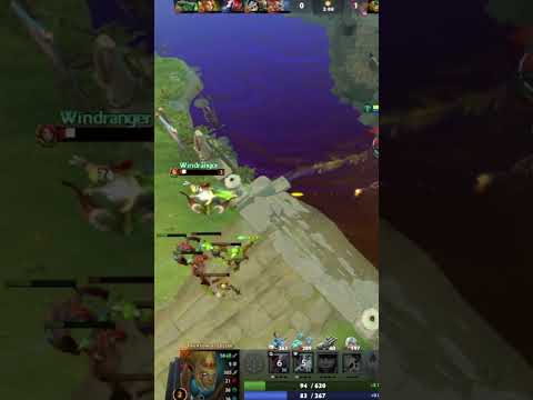 Phantom Assassin VS windrunner  | when they fight 😂