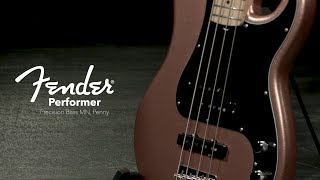 Video thumbnail for Fender American Performer Precision Bass MN, Penny | Gear4music demo by Gear4music Guitars