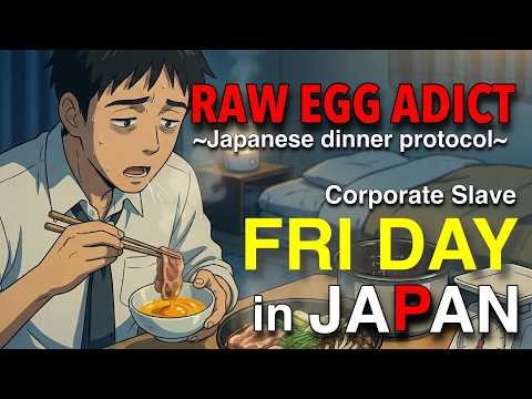 【With Voice】Me: “Eat Raw Eggs Like Crazy.” | A Japanese Guy Eating Raw Eggs