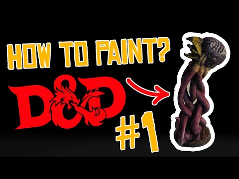 Painting a Grell | Dungeons & Dragons Monster