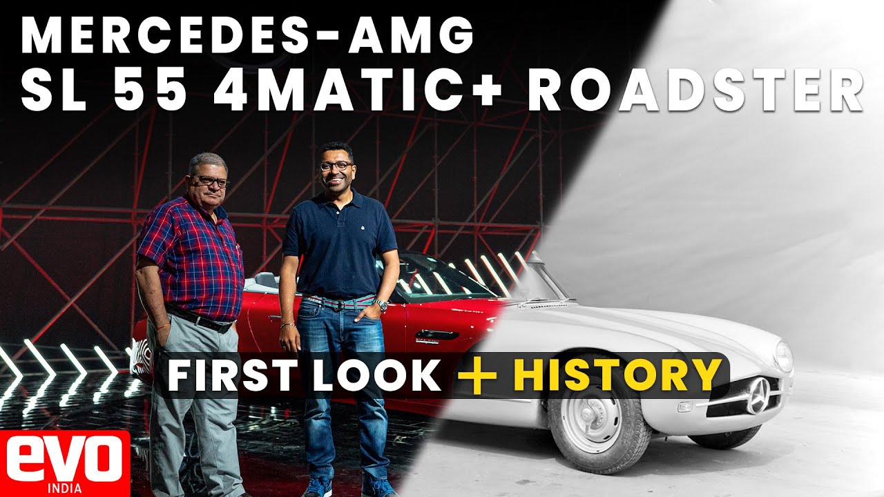 Mercedes-AMG SL 55 4MATIC+ Roadster First Look | History of the SL | evo India