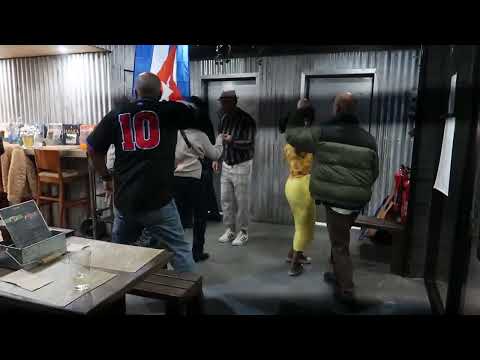 Travellers enjoy their dance at A Taste of Salsa Caribbean Roast event