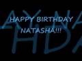Happy Birthday Natasha!!!! 