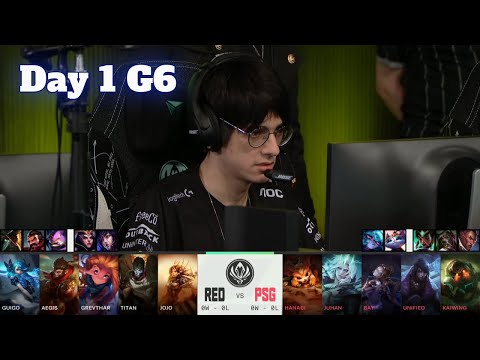RED vs PSG - Day 1 LoL MSI 2022 Group Stage | Red Canids vs PSG Talon full game