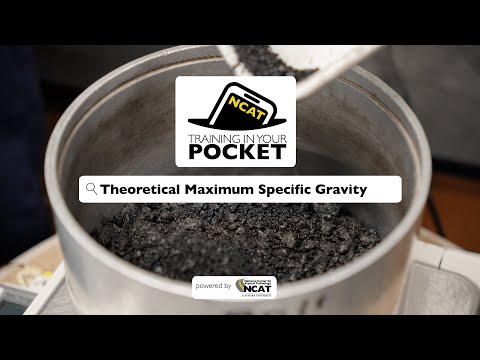 Theoretical Maximum Specific Gravity - Gmm