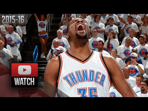 Kevin Durant Full Game 4 Highlights vs Warriors 2016 WCF - 26 Pts, 11 Reb