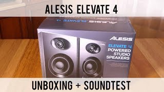 Video thumbnail for $130 Alesis Elevate 4 Studio Monitors Unboxing + Quick Sound Test by CB Mvula