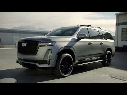 This 2022 Cadillac Escalade with Satin Paint Protection Film, Window Tint, Ceramic Coatings and more
