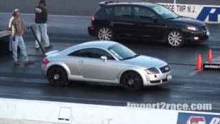 preview picture of video 'Mazda 3 vs Audi TT  Drag Race'