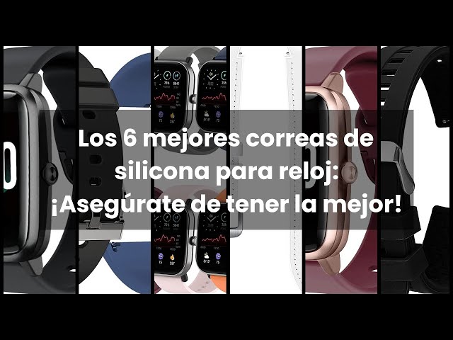 Vídeo relacionado con Yisica Correa para 22mm 20mm Reloj Inteligente Hombre Mujer, Liberación Rápida de Silicona Suave Pulseras de Repuesto (Negro, 20mm)