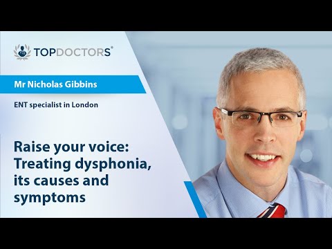 Raise your voice: Treating dysphonia, its causes and symptoms - Online interview