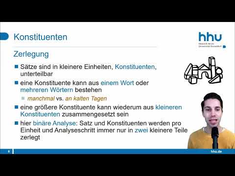 Syntax I (Teil 1): Konstituenten und Phrasen | Grammatik
