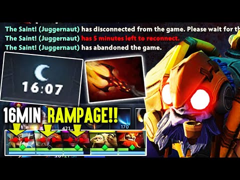Quoarine Tinker The Amazing Thinker - 16Min RAMPAGE!! Enemy Rage Quit Dota 2