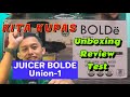Unboxing Juicer Electric Bolde Smart Slow Juicer Union 1 Hemat Energi Dan Sudah BPA Free