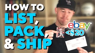 How To Ship Sports Cards With eBay Standard Envelope