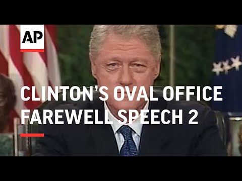 USA: PRESIDENT CLINTON SPEECH (2)