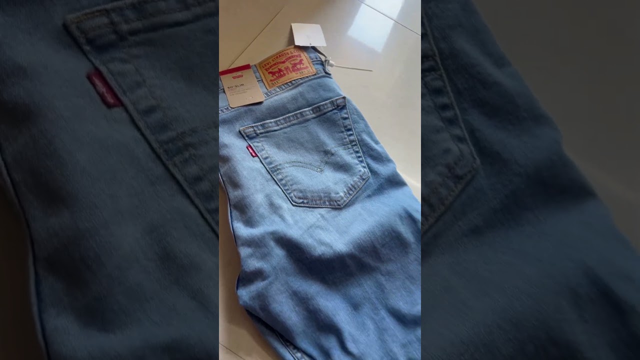 Levi’s 511'' Slim fit blue denim jeans 👖| #levis #levisjeans
