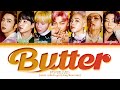 BTS Butter Lyrics (Color Coded Lyrics)